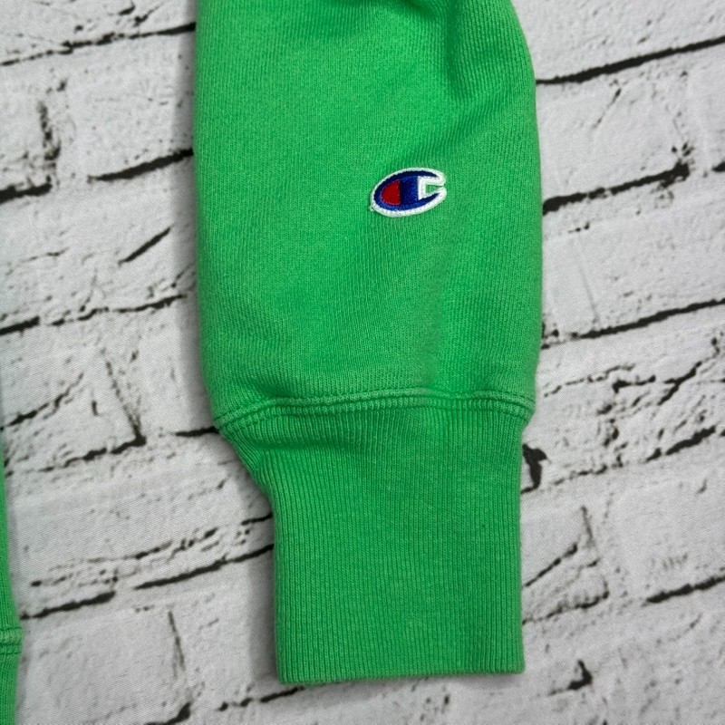 Champion Reverse Weave Heavyweight Pullover Hoodie Sweatshirt Mens Large Green