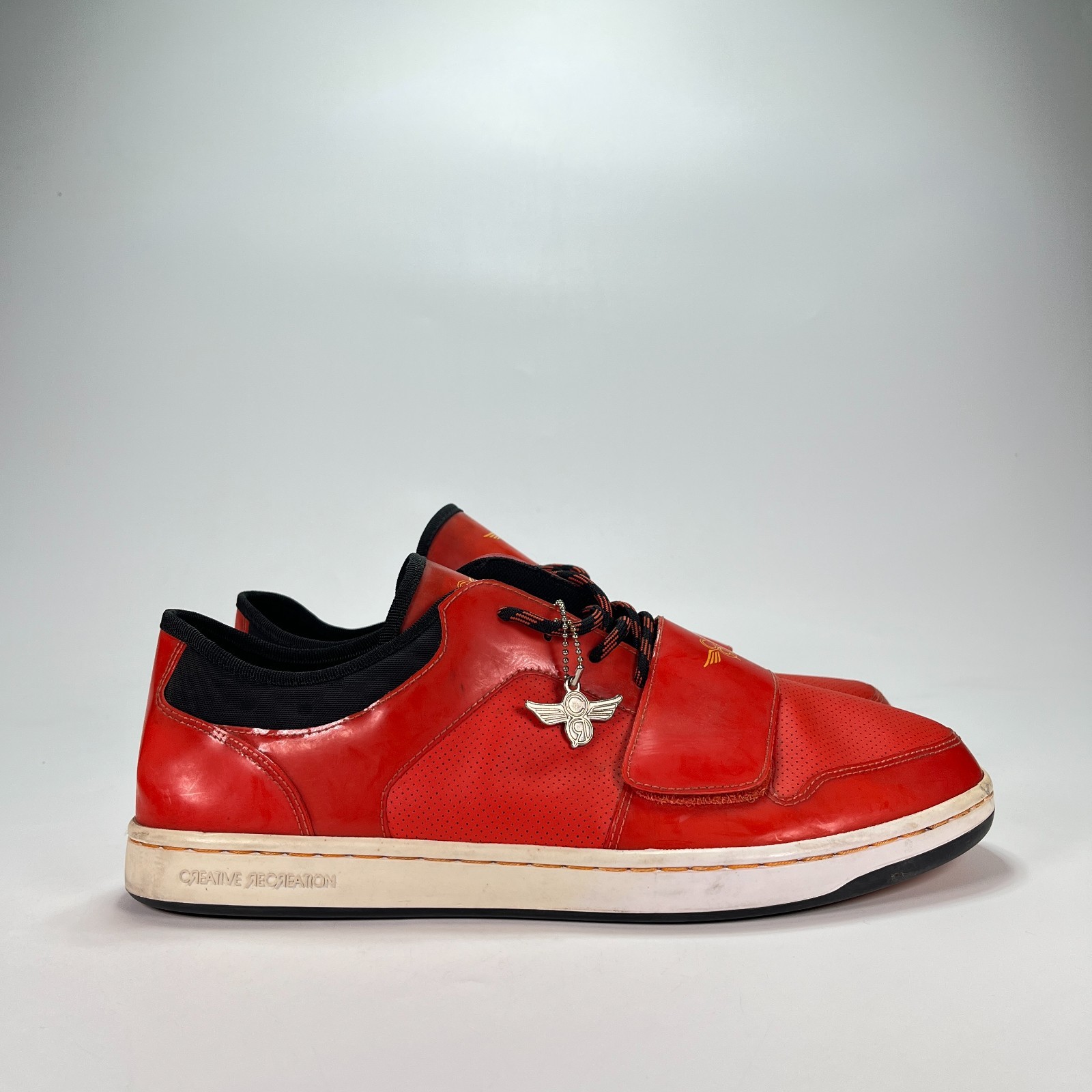 Creative Recreation Cesario Lo Vibrant Red Lifestyle Sneakers CR4LO22 Mens Sz 14