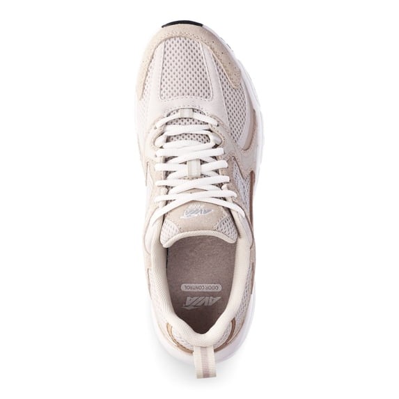 AVIA WOMEN’S 5000 PERFORMANCE SNEAKERS, WIDE WIDTH – SIZE: 9.5 – NEUTRAL SUEDE