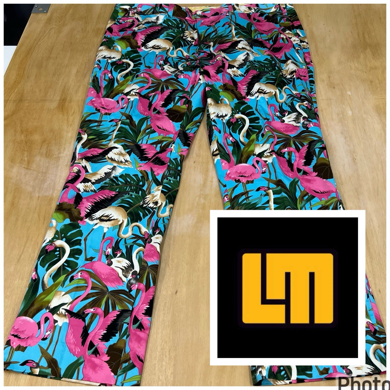 Loudmouth Golf Pants Mens 42×32 Tailored Fit Stretch Trousers Chinos