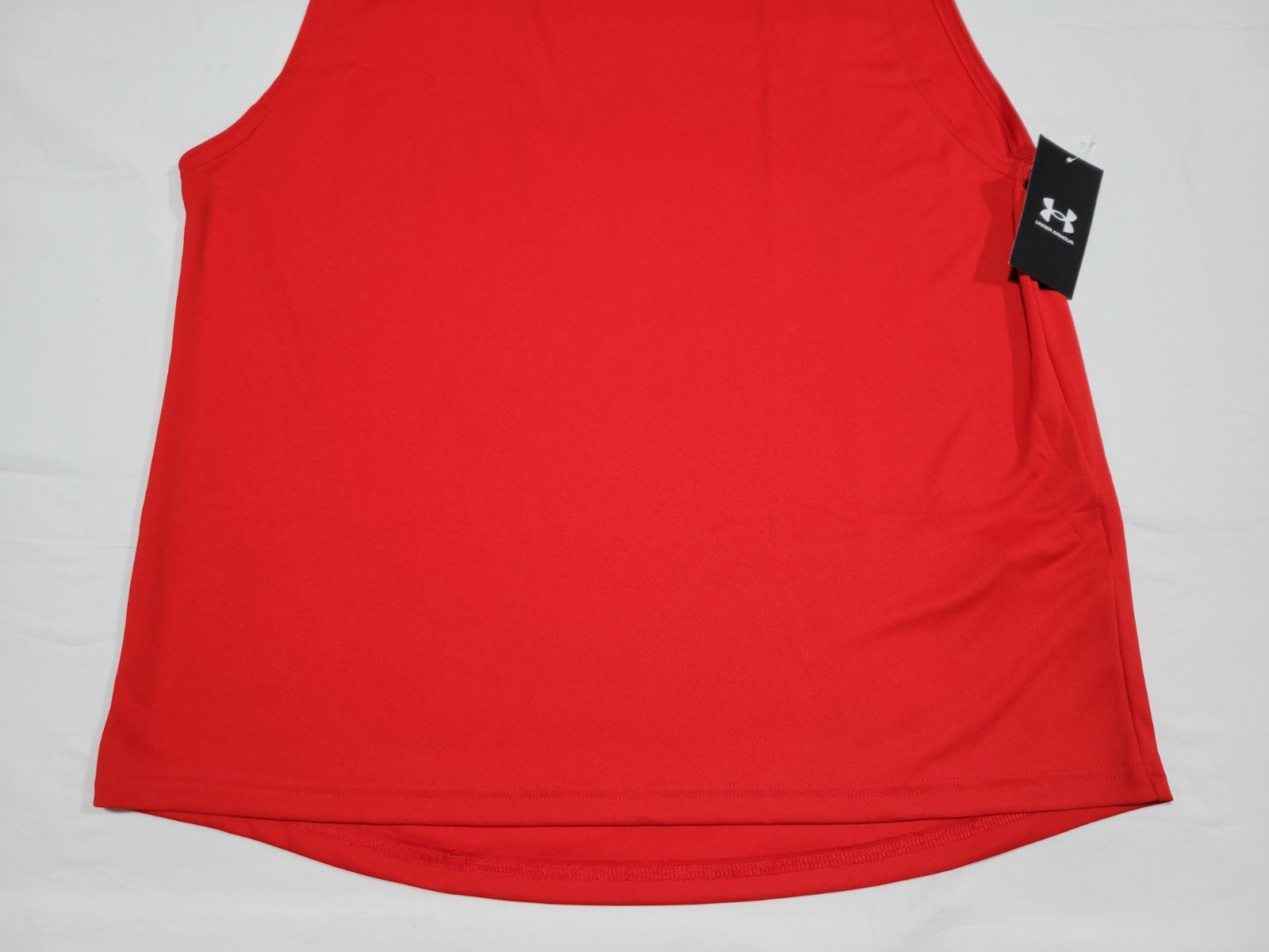Under Armour Mens Velocity Muscle Tank Heat Gear Loose 1327972-600 Red