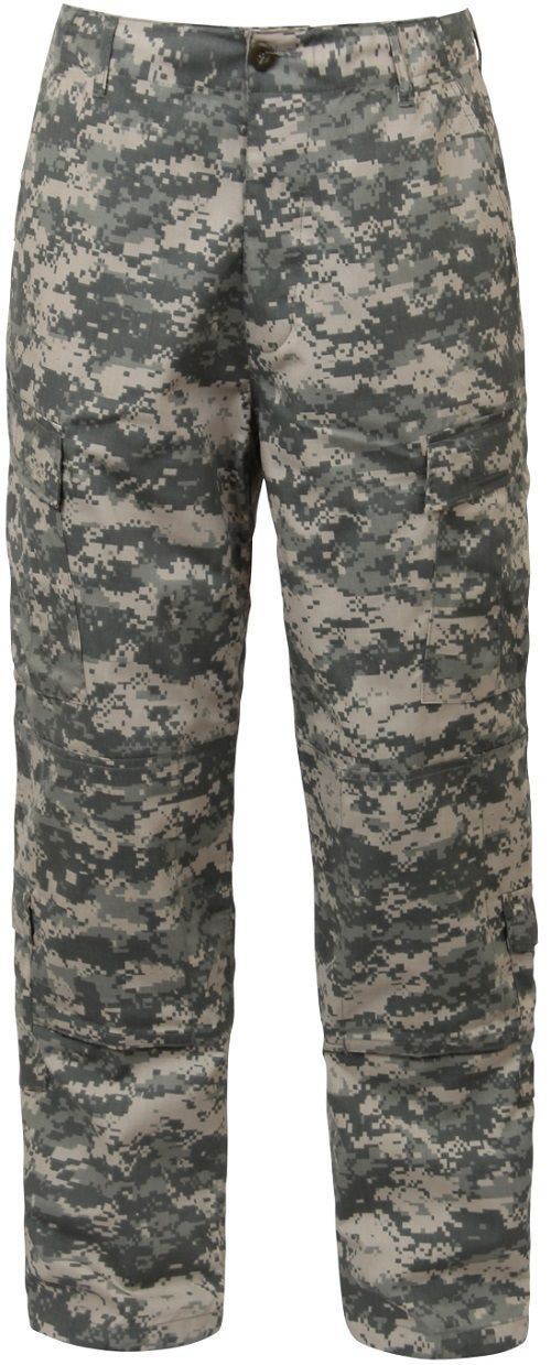 ACU ARMY DIGITAL CAMO 5755 ROTHCO COMBAT UNIFORM PANTS POLY/COTTON RIP-STOP MEN