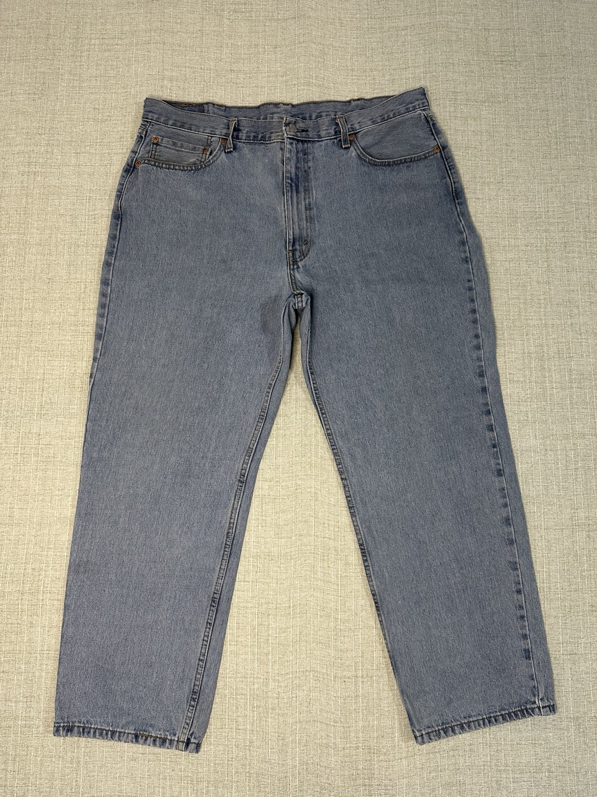 Levi’s 550 Relaxed Fit Medium Blue 100% Cotton Denim Jeans Men’s 40X30