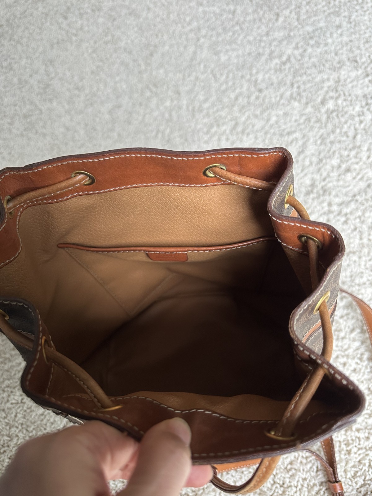 Authentic Celine Macadam Monogram Backpack