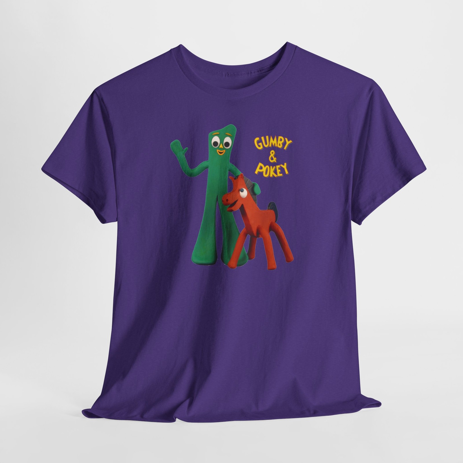 Vintage Cartoon Gumby and Pokey T-Shirt | Retro Claymation Characters