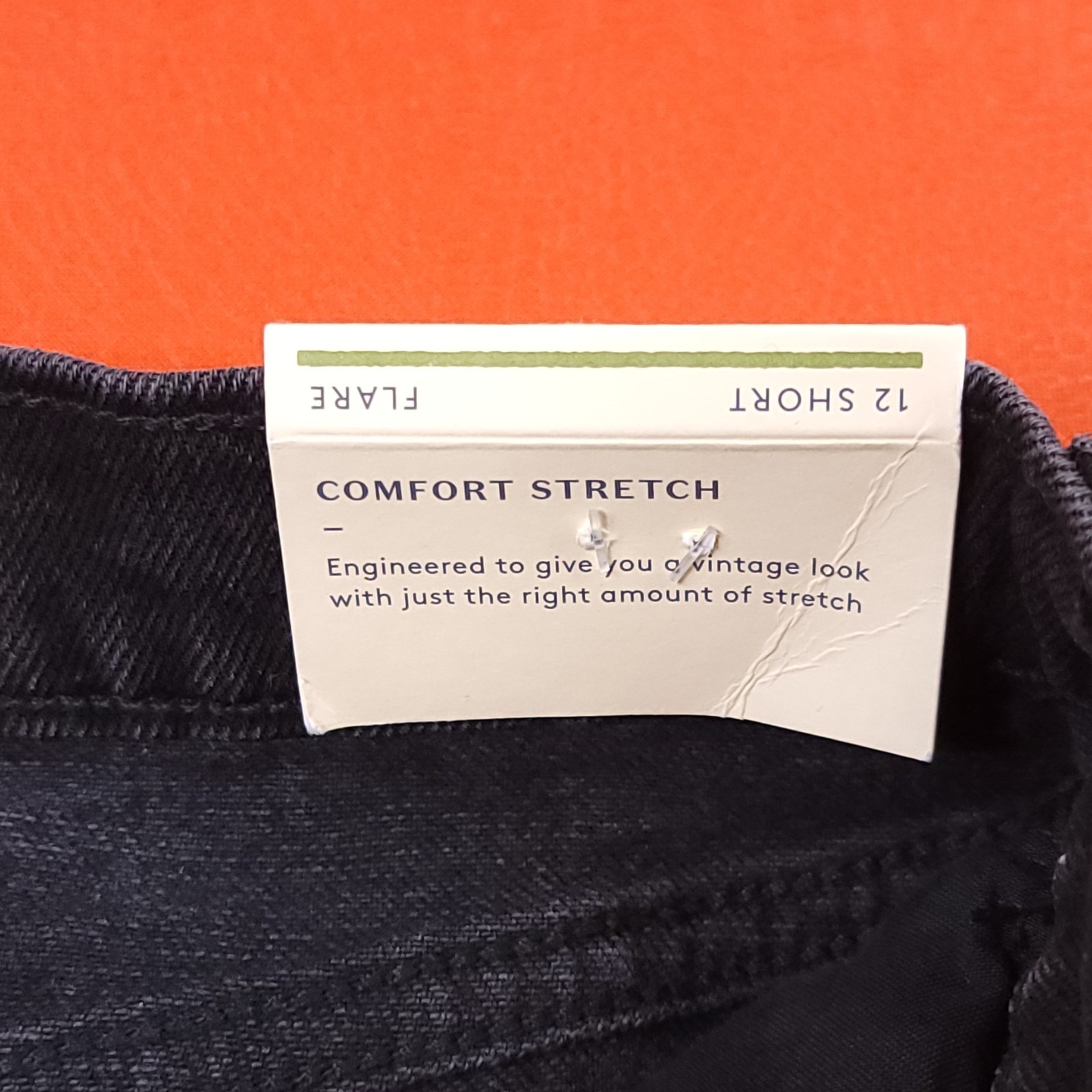NWT Universal Thread Women’s Stretch High-Rise Flare Jeans Black Size 12 Short