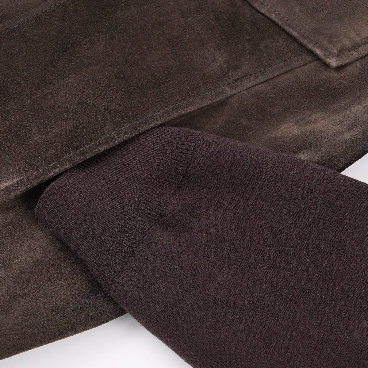 Brett Johnson Slim-Fit ‘Cashmere Calf’ Suede Sedona Jacket L (Eu 52) NWT