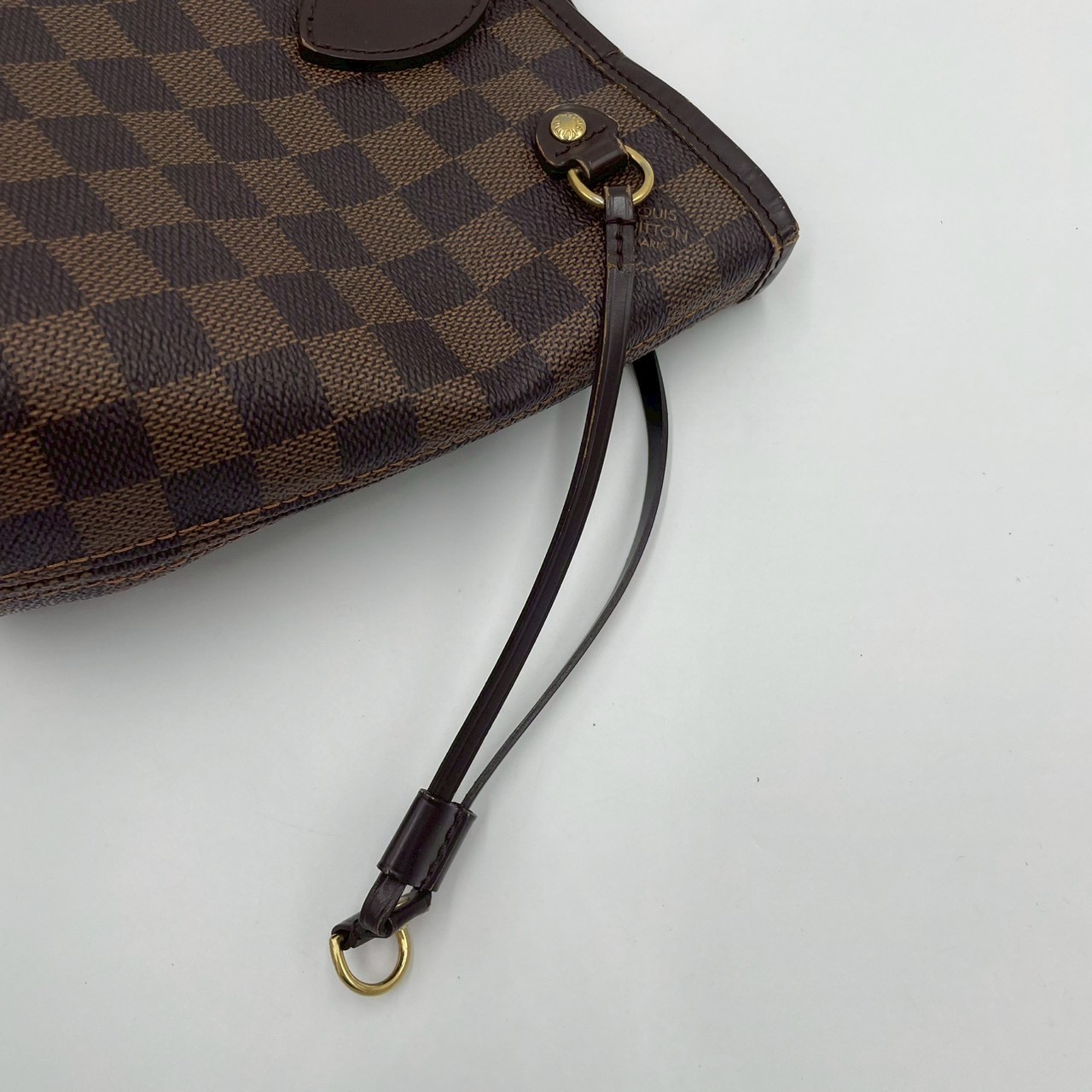 LOUIS VUITTON Damier Ebene Neverfull PM N51109 Tote Bag Brown Women’s 2467