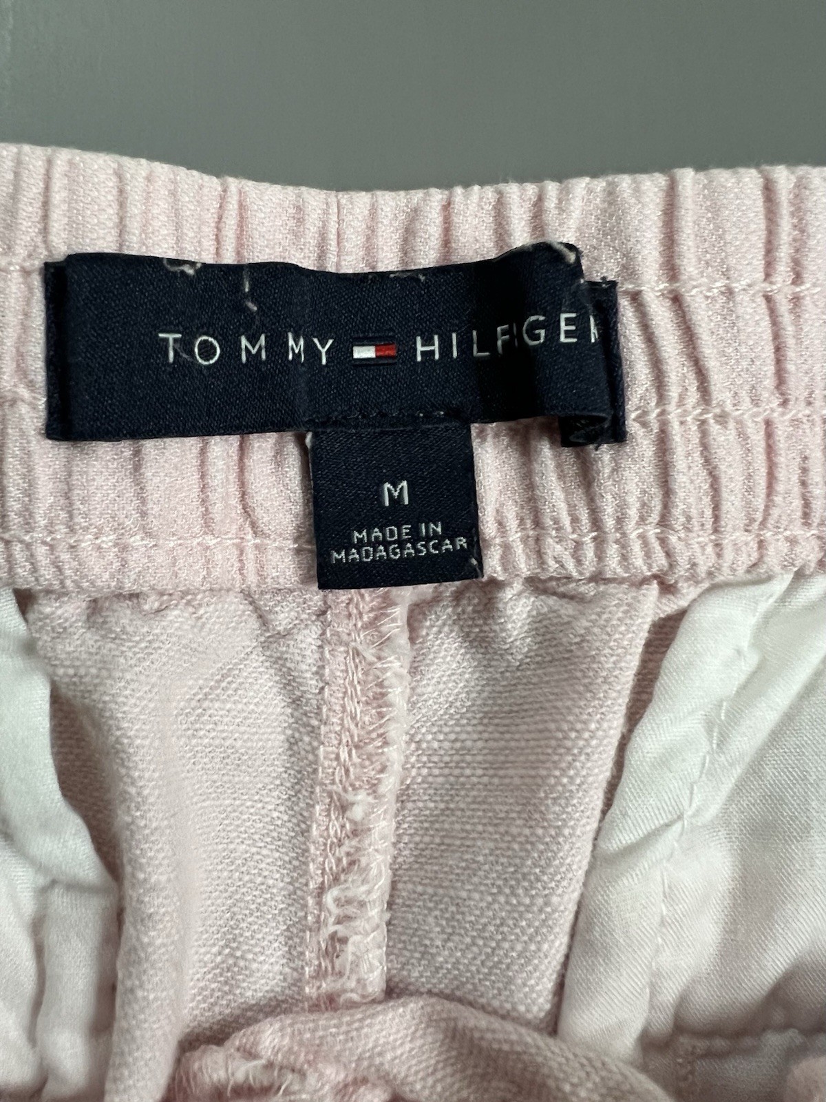 Tommy Hilfiger Women’s Shorts, Red And Light Pink, Size M