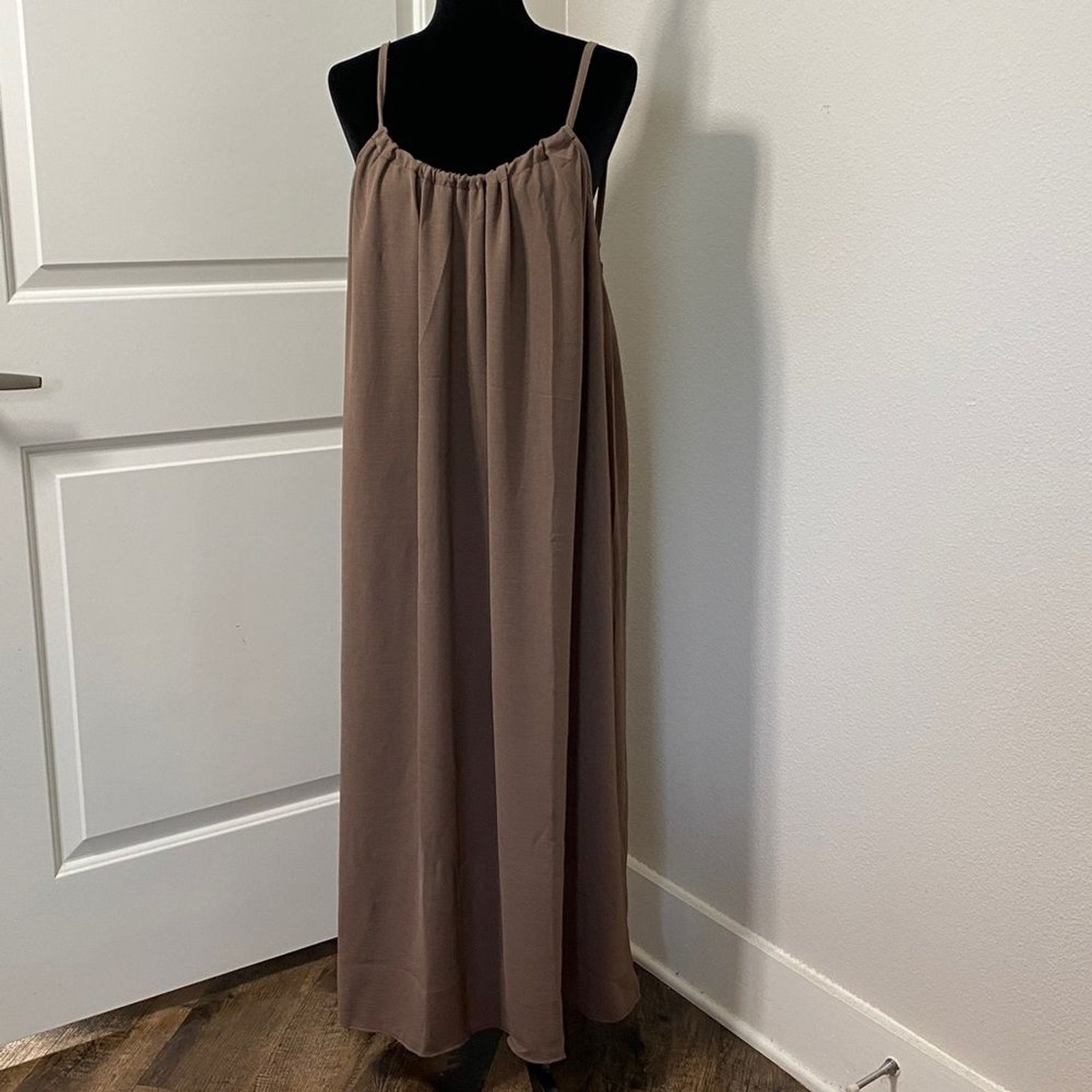 Women’s Summer Casual Cami Sleeveless Maxi Boho Beach Daily Camel mocha 16 Dress