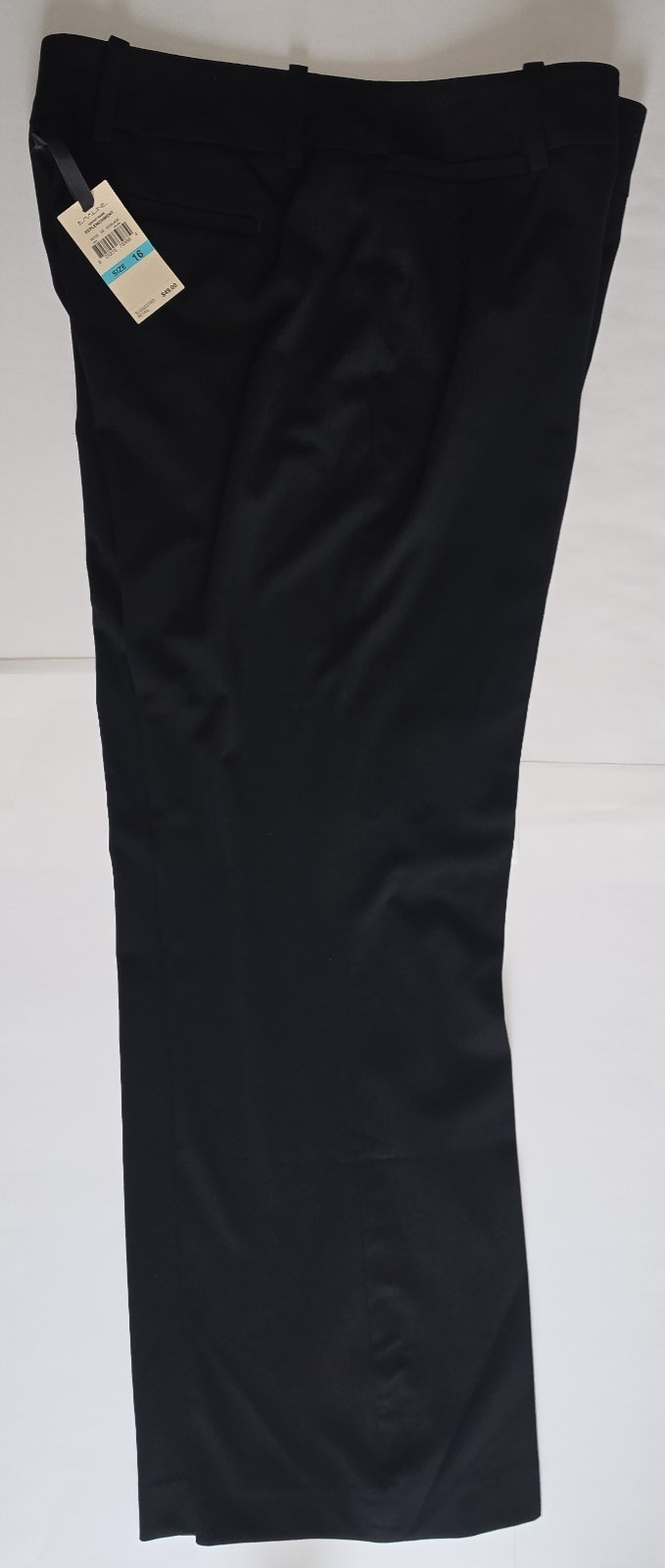 Emaline Dress Pants Womens Size 16 Slacks Signature Fit Black Wide Leg