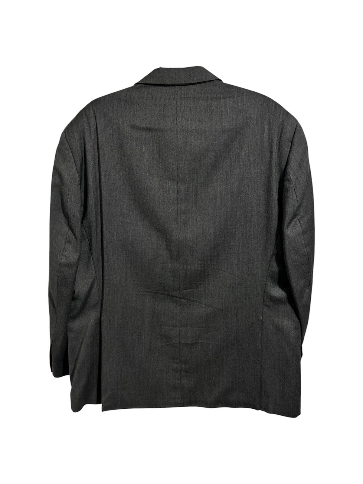 Ralph Lauren Gray Three-Button Wool Suit Jacket 46R