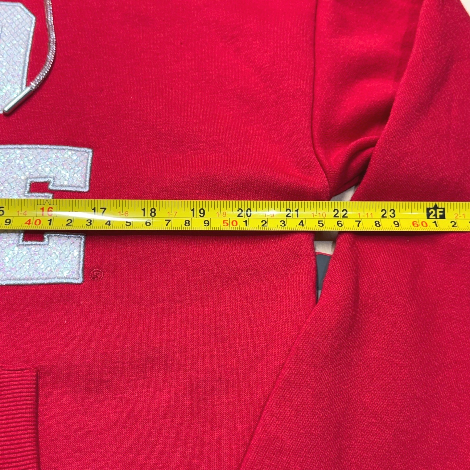 Colosseum Ohio State Buckeyes Womens S Rhinestone Drawstring Bling Hoodie NWT