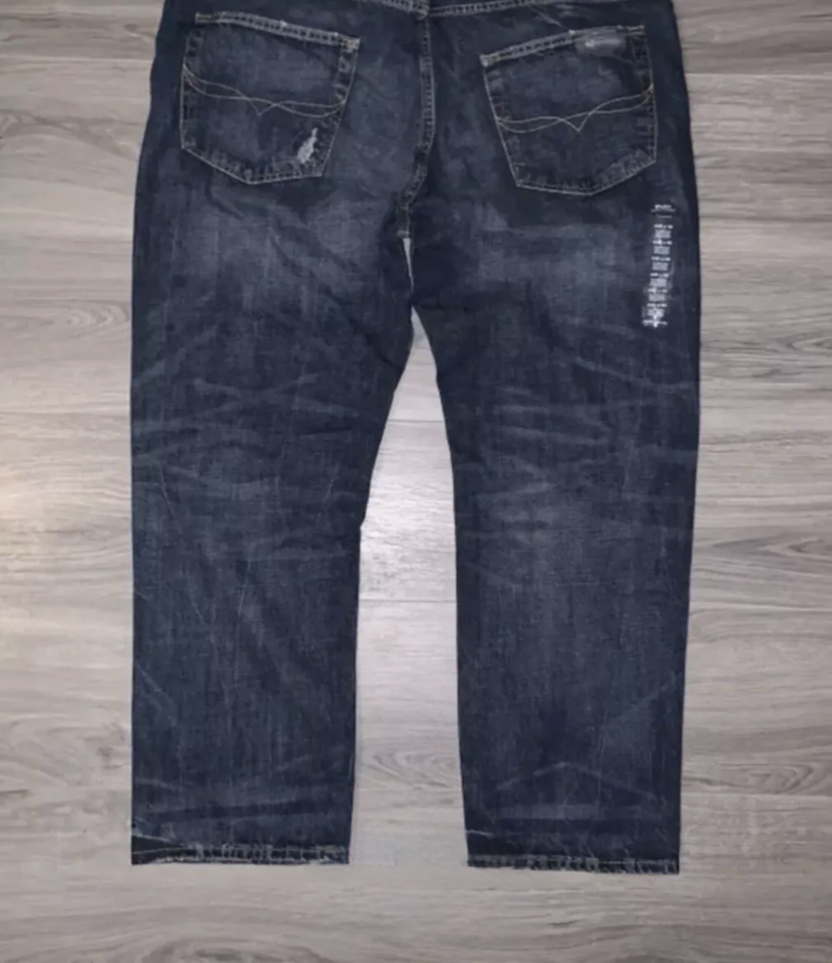 Polo Ralph Lauren Big & Tall Hampton Relaxed Straight Distressed Jeans Sz 48×30
