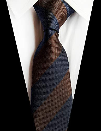 Men’s Striped Gingham Check Pattern Ties Business Formal Designer Neckties