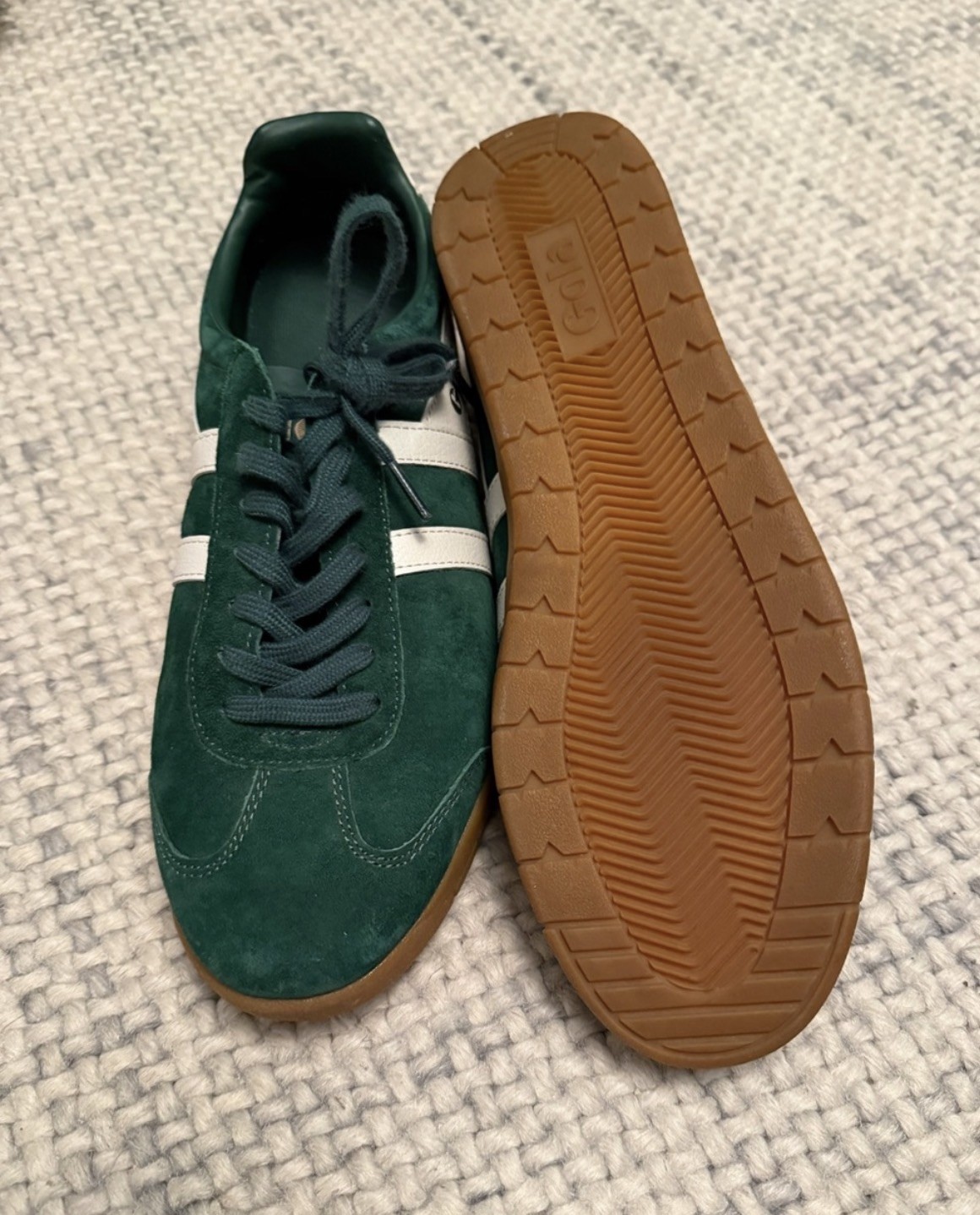 Gola Hurricane Lace Up Sneakers Shoes Evergreen CMBO46 Men’s 11