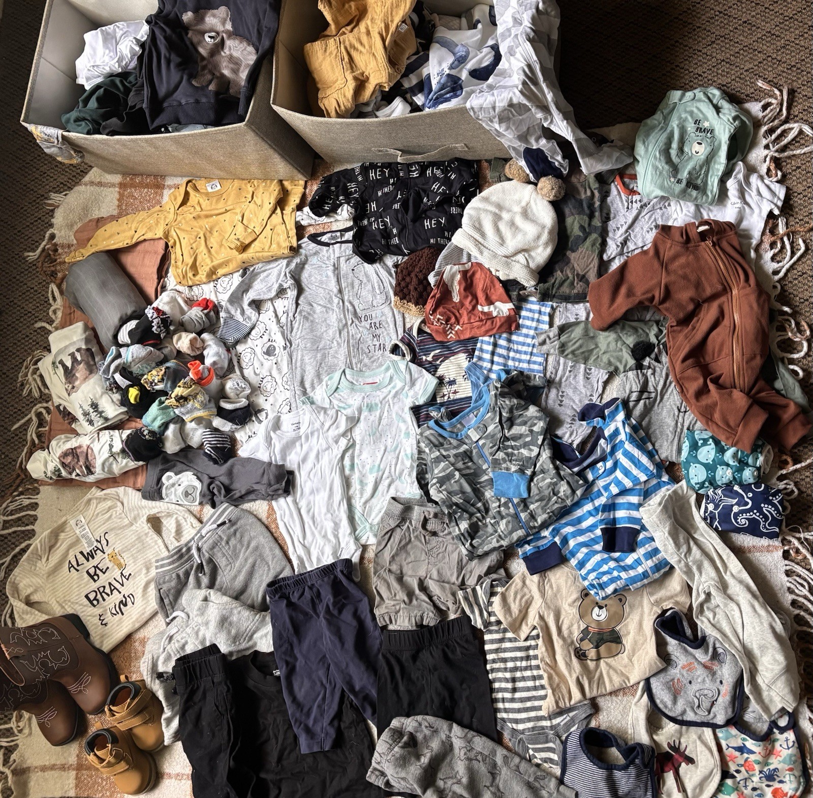 HUGE Lot Of NEW Baby Clothes (Newborn – 12mo)