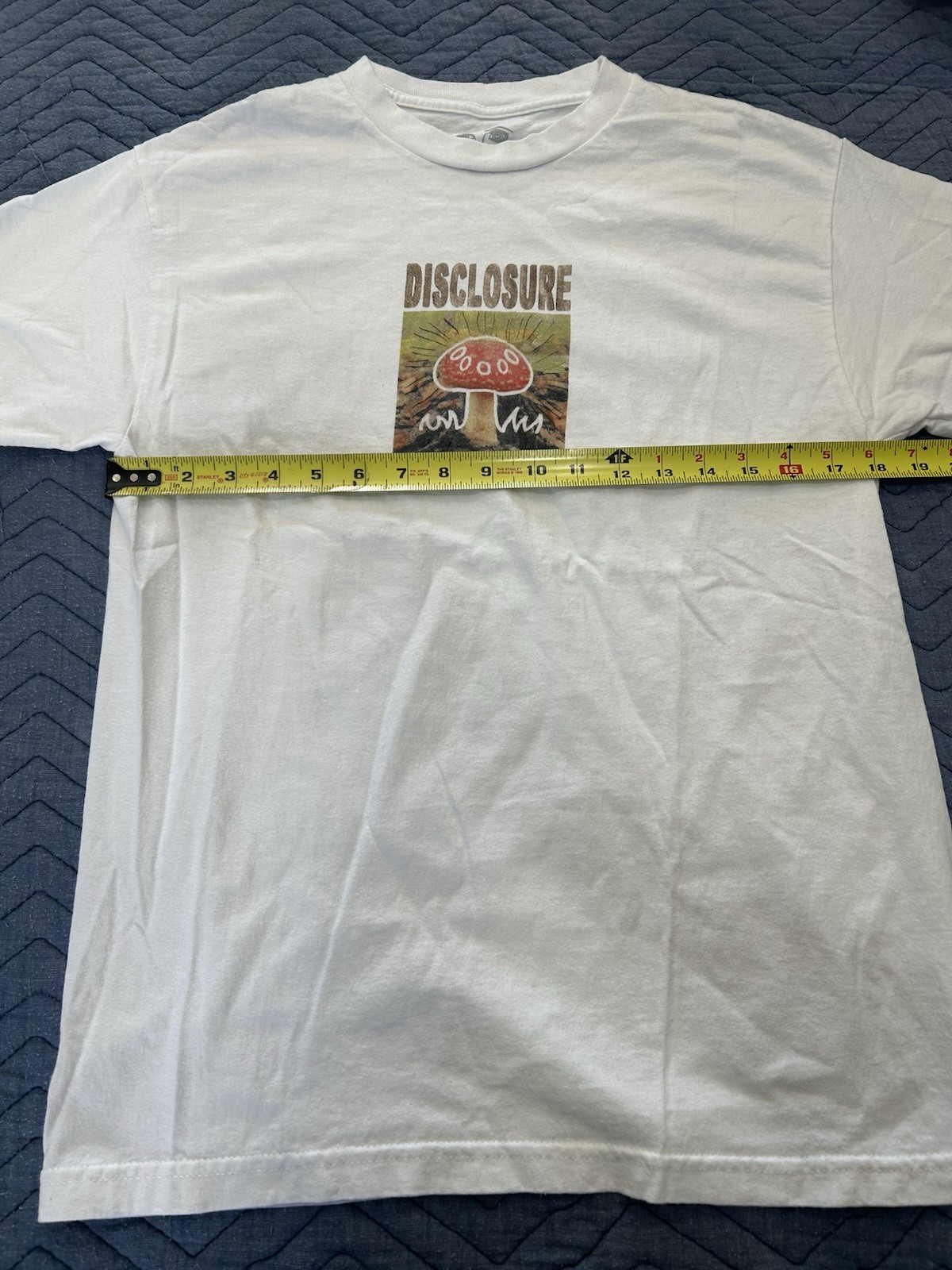 Disclosure North America Autumn 2025 Tour White Double-Sided Graphic Tee Men’s M