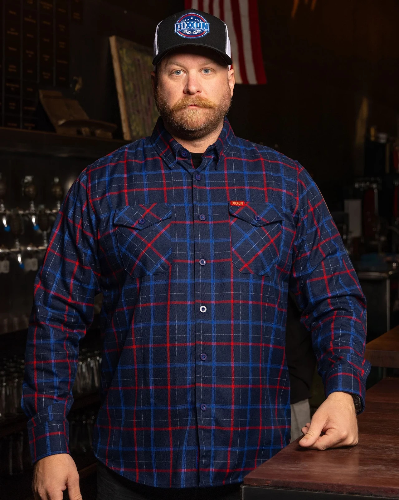 😱 Dixxon Flannel Co. 😨 – “BLOOD STRIPE” (Mens Large OR XL) *New in Package*