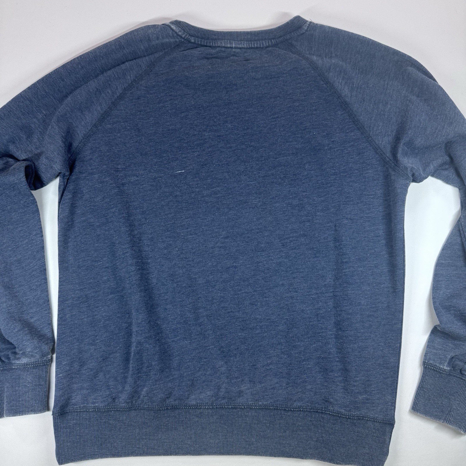 U.S. Apparel Womens Lightweight Crew Neck Sweatshirt, Blue Jean Babe, M