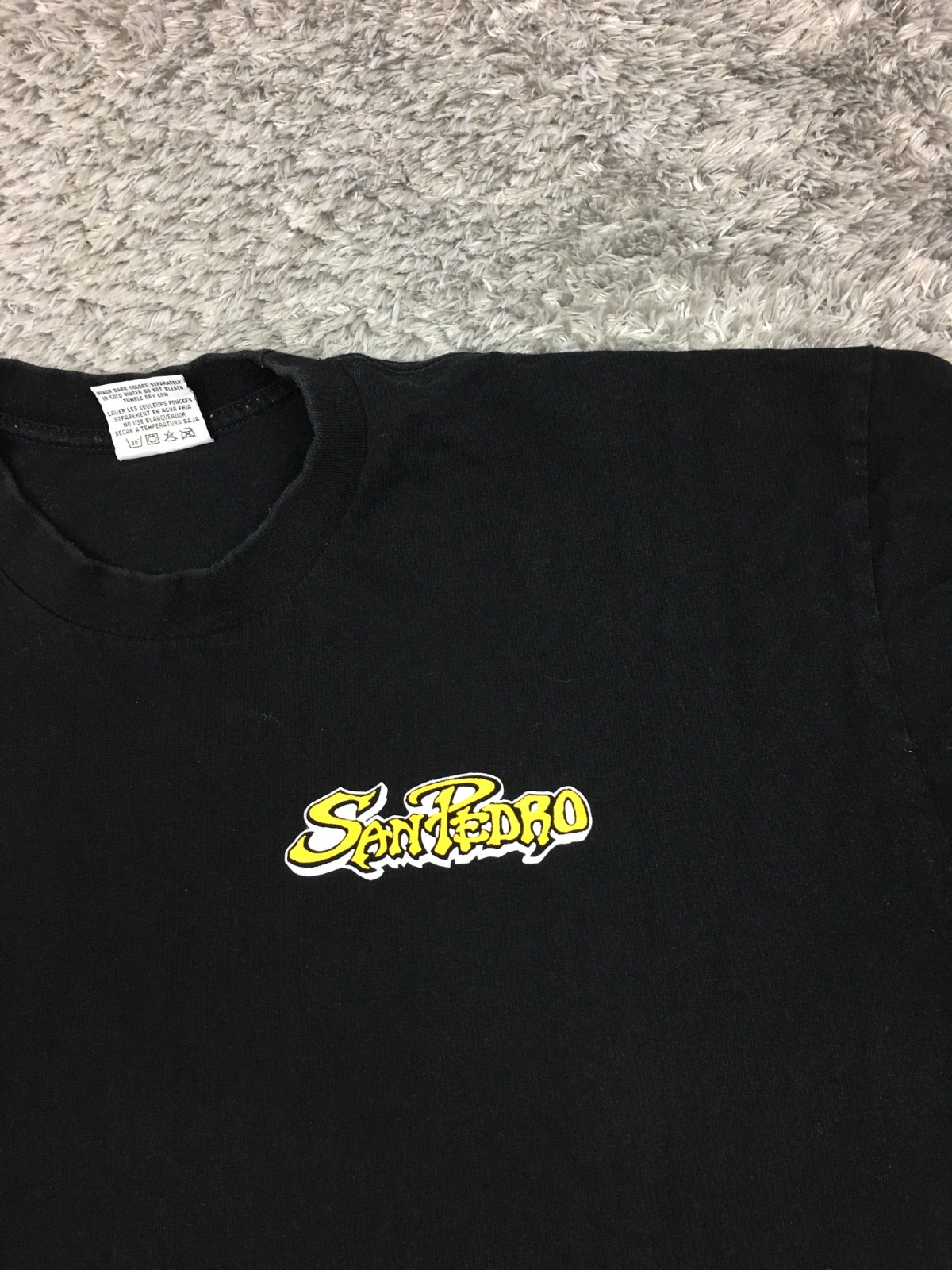 Pro 5 Super Heavy T Shirt Mens Size 2XL Tall Black Cotton San Pedro