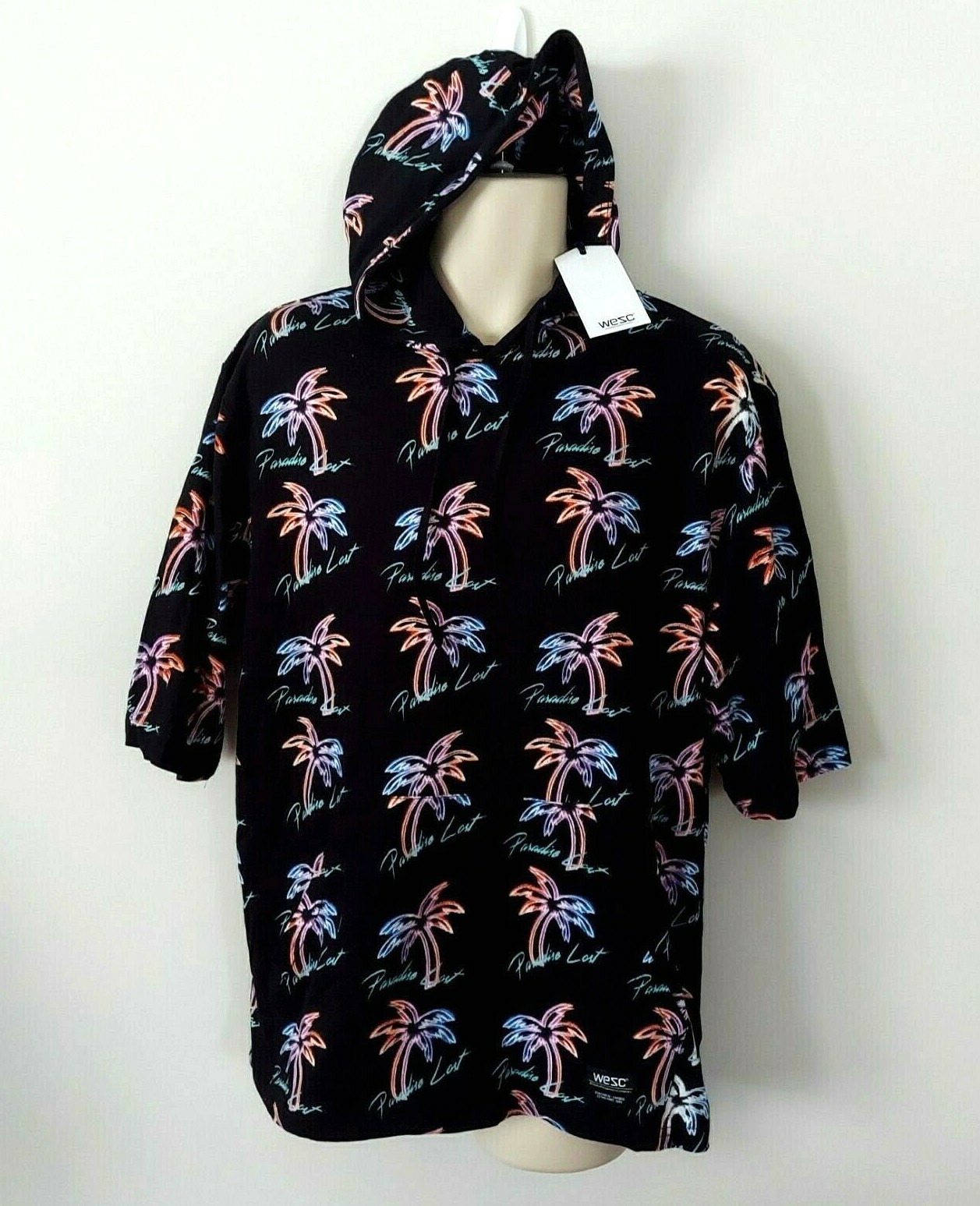 Wesc Hoodie Mens Size XL Womens XXL Unisex Paradise Lost Hooded Sweatshirt