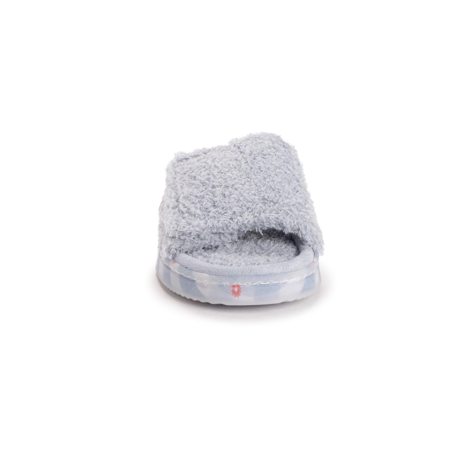 Muk Luks Women’s Acacia Slipper, Light Blue, M (7-8) Medium, Blue