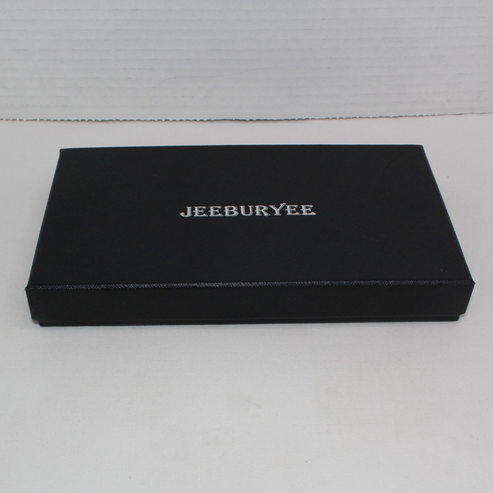 Jeeburyee Blue Oil Waxed Ladies Wallet 26 Card Slots Zipper Center NWOT in Box