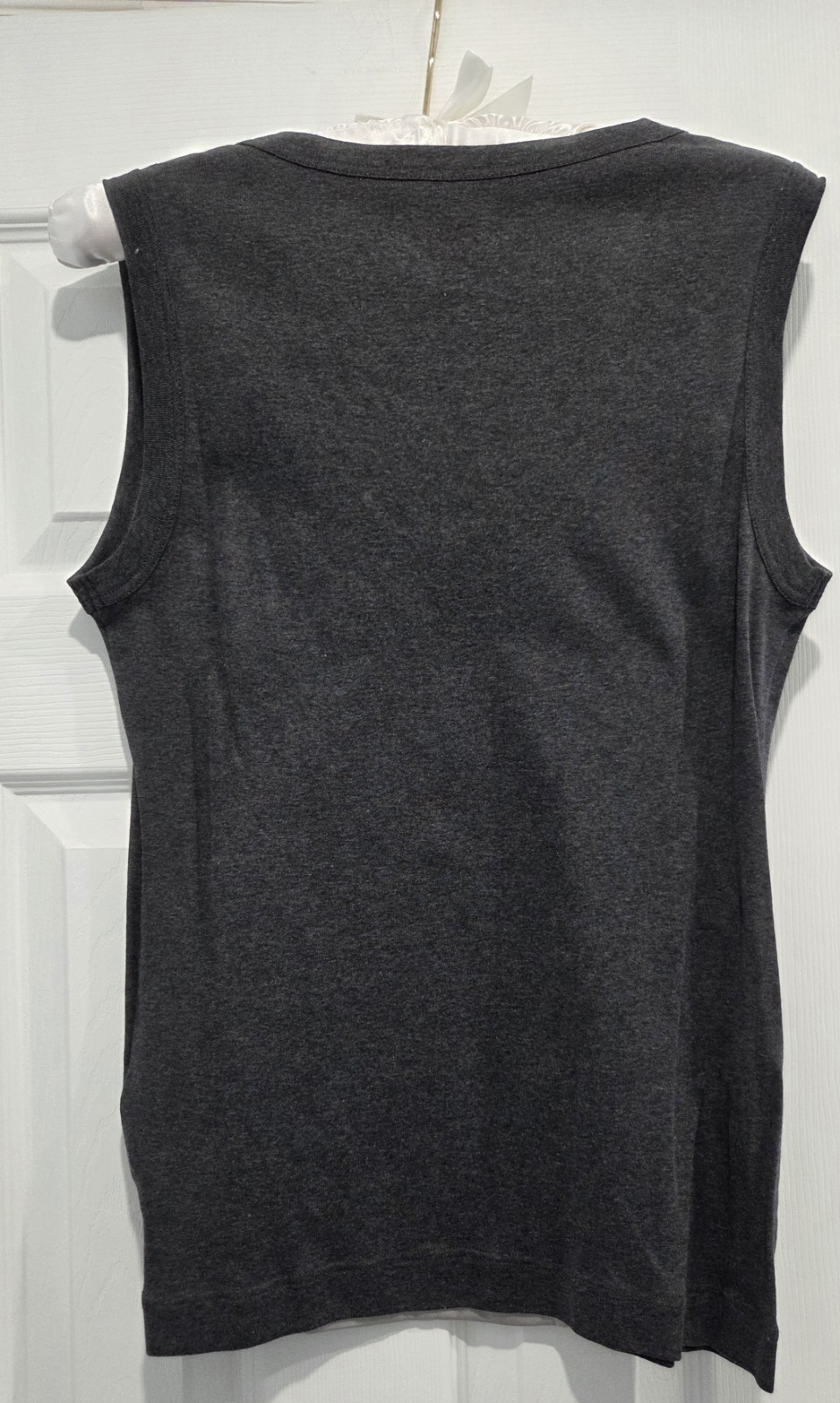 Dolce & Gabbana D&G Grey Cotton Silk Bustier Top IT 44 US M