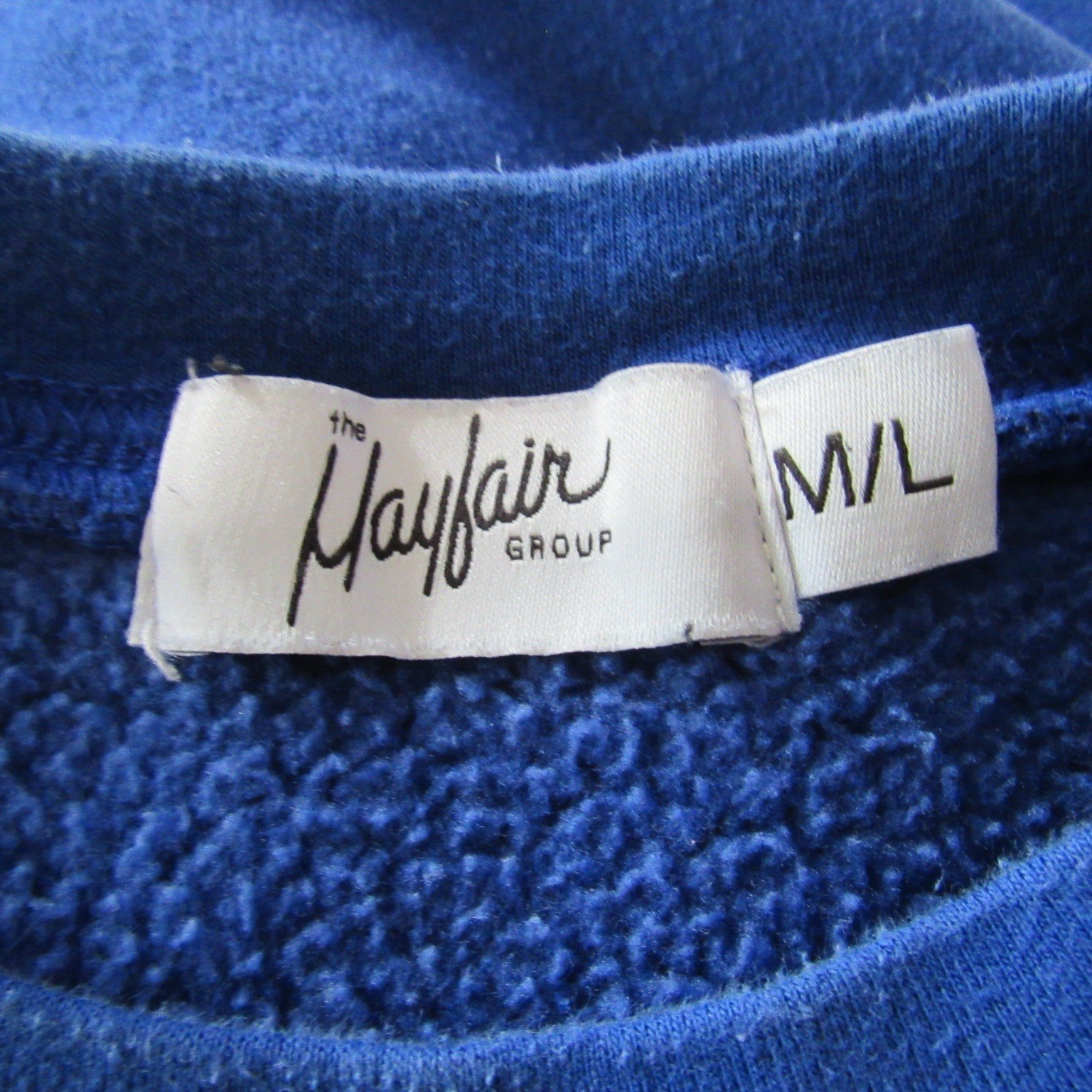 The Mayfair Group x Sanctuary Blue Sweatshirt M/L Universe Stars Crewneck Lounge