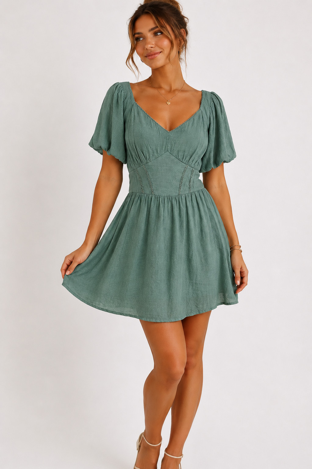 As U Wish Women Coquette Dress Size L Cottagecore Praire Romantic Soft Girl