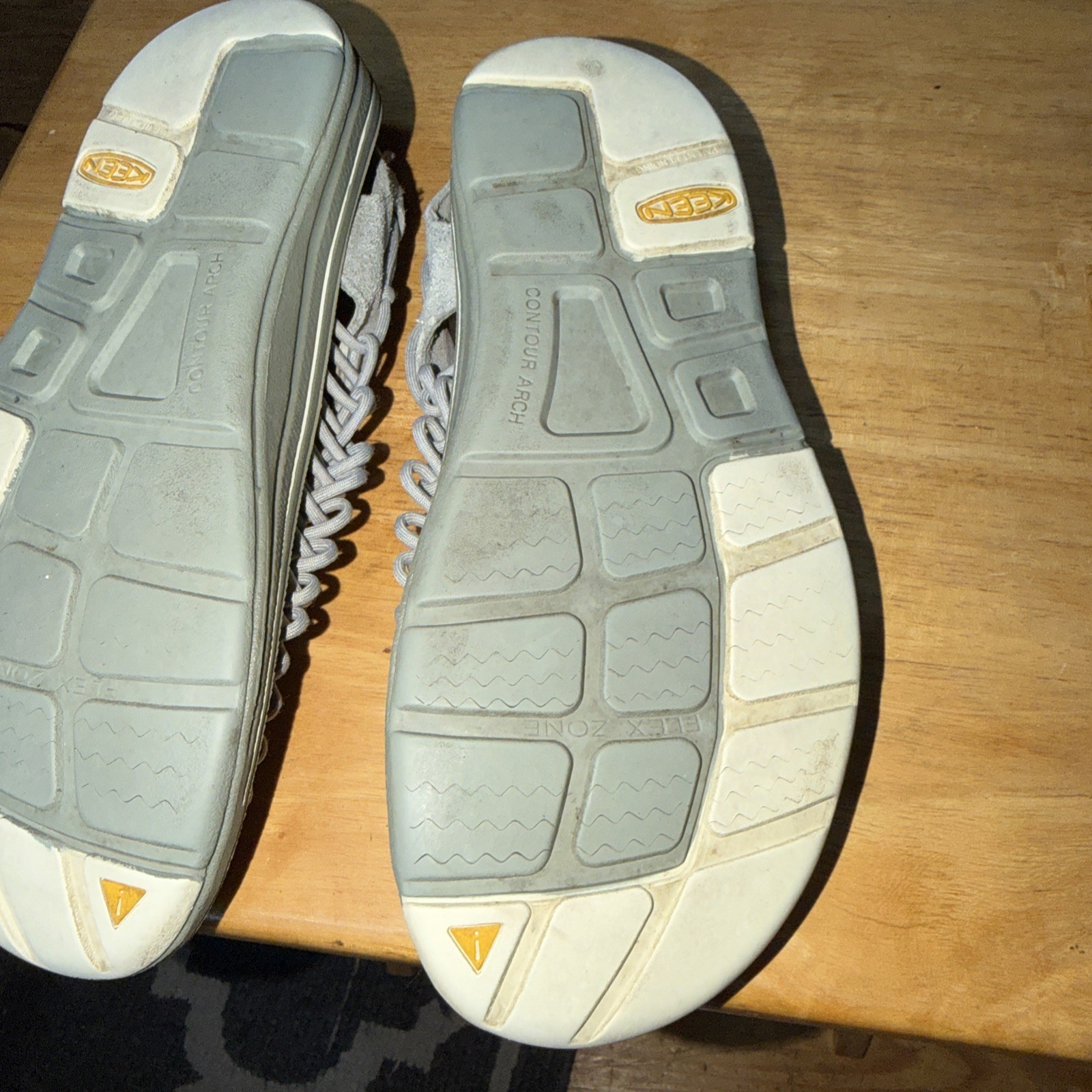 KEEN Uneek Men’s Gray Cord Sandals Size 9 W US 49.5 EU Water Shoes