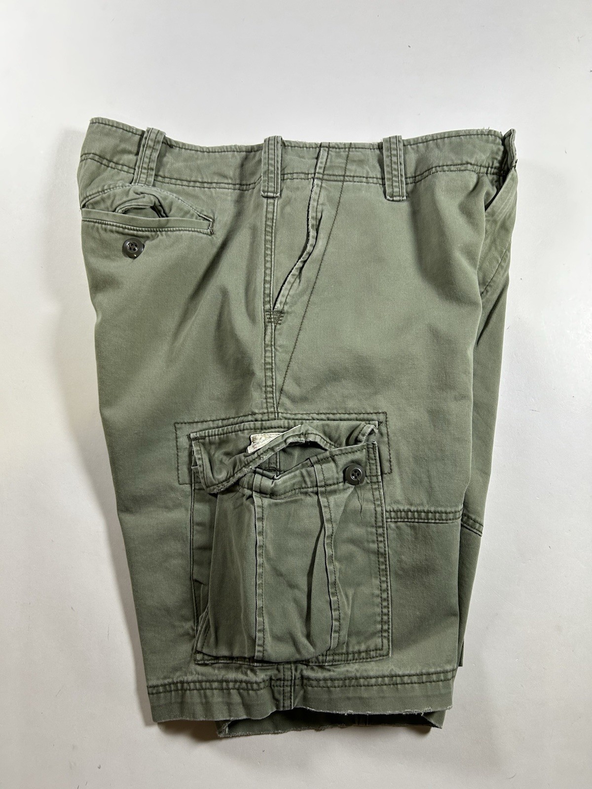 Denim & Supply Ralph Lauren Cargo Shorts Green Tactical Army 34 19.25×22.75 VTG
