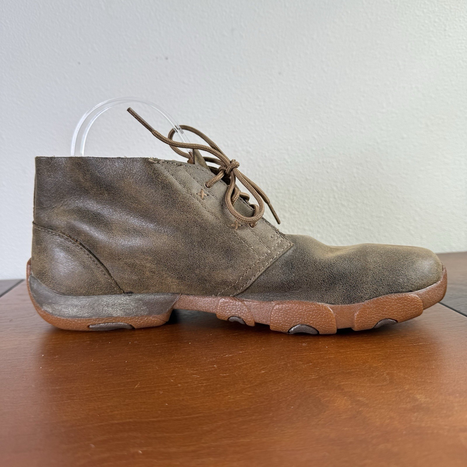 Twisted X Men’s Chukka Driving Mocs MDM0011 Leather Men’s 8.5 Brown Excellent
