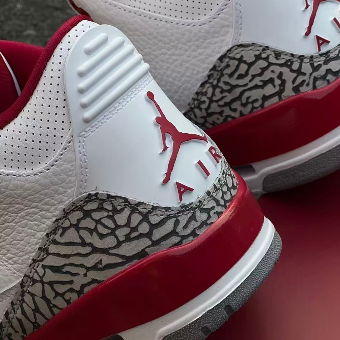 Men’s Shoes Jordan Air Jordan 3 Retro “Cardinal Red” Mid-Top Basketball NEW