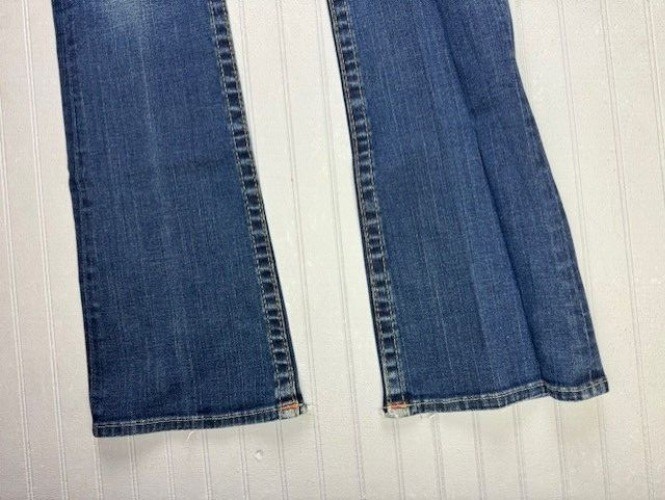 True Religion Size 28 Womens Jeans Becky Bootcut Low Rise Stretch Dark Wash