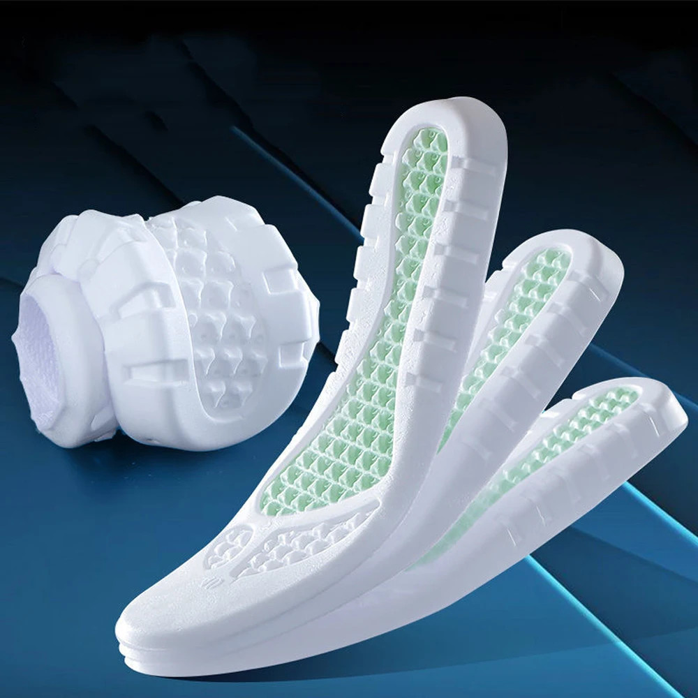 EVA Memory Foam Insoles for Sneakers Comfort Inner Sole Fascitis Plantar Arch Su