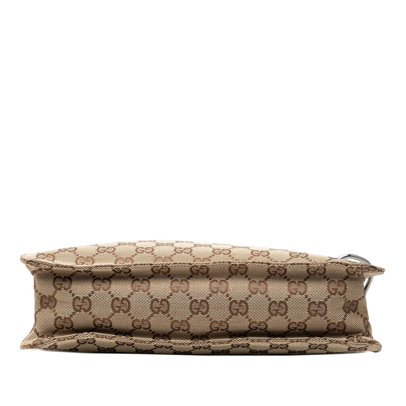 Gucci GG Canvas Eclipse Crossbody Pre-Loved Beige Bag