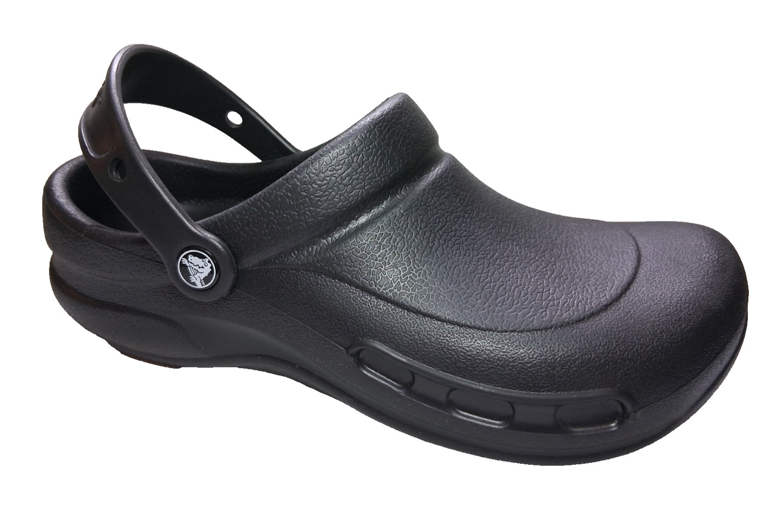 Crocs At Work Bistro Clog Black Unisex Size Womens 10/ 8 Mens EXCELLENT