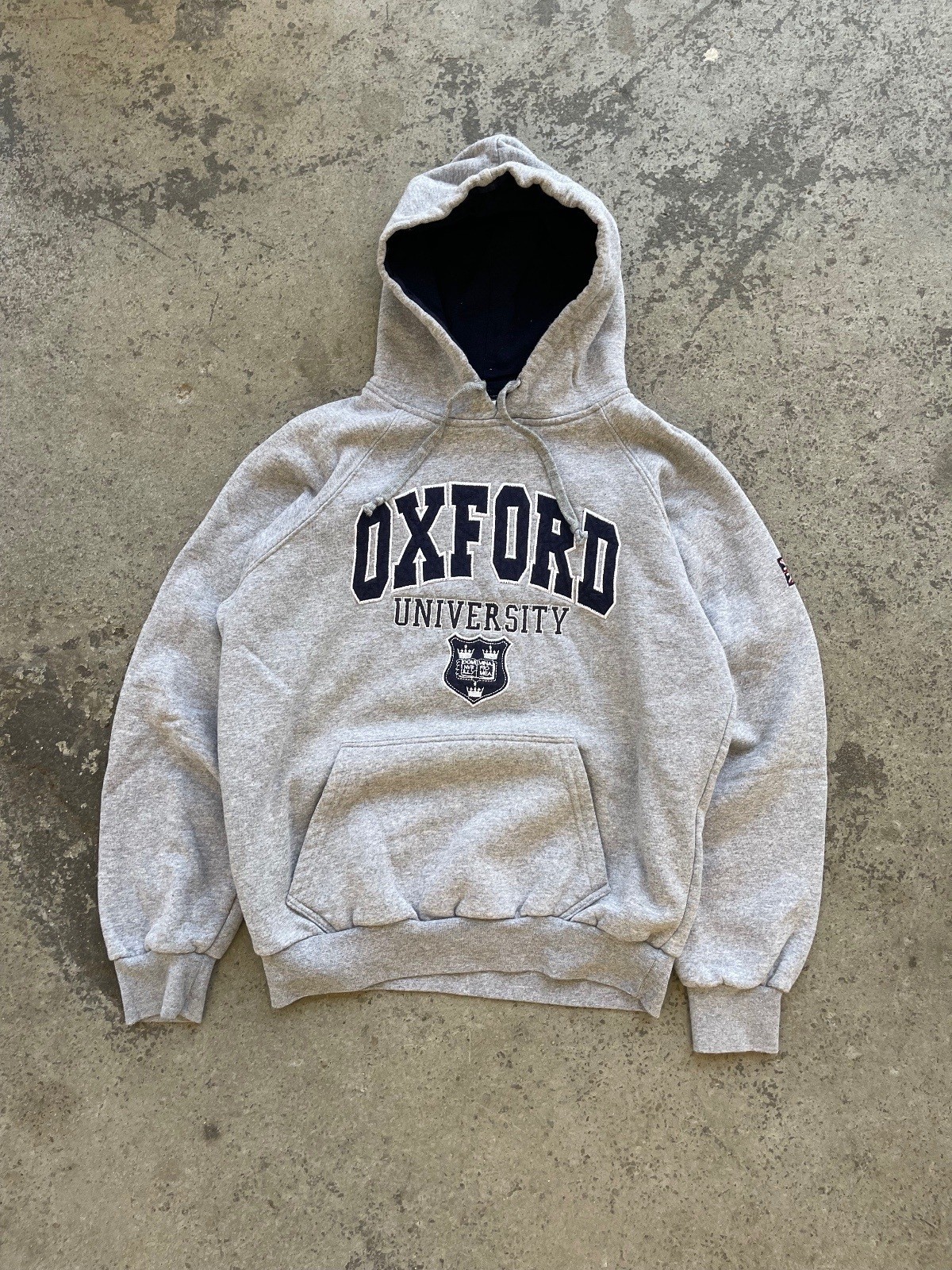 Oxford Heather Gray Hoodie Size Medium