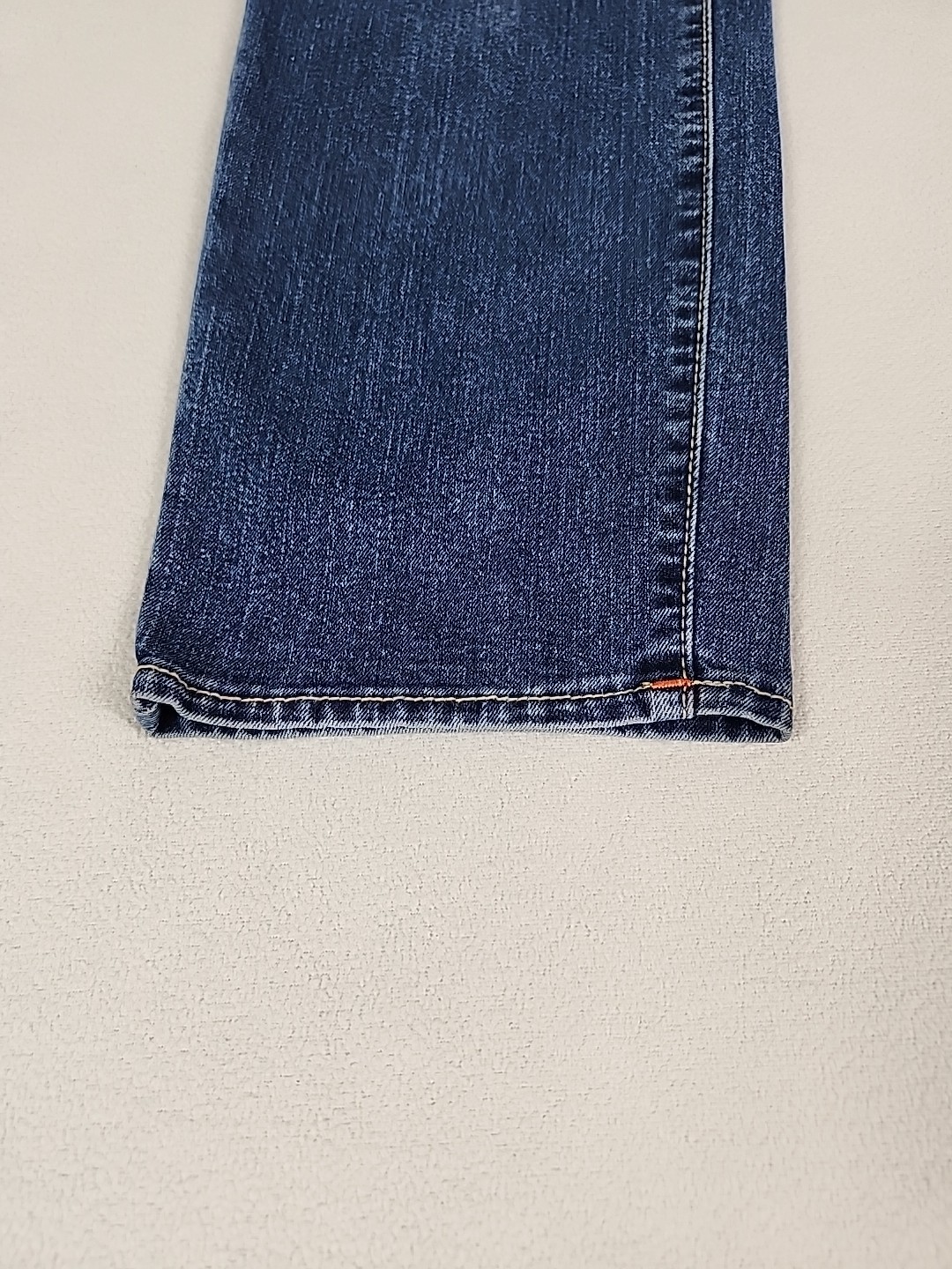 True Religion Geno Relaxed Slim Straight Leg Denim Jeans 33X32 Men’s Blue Flap