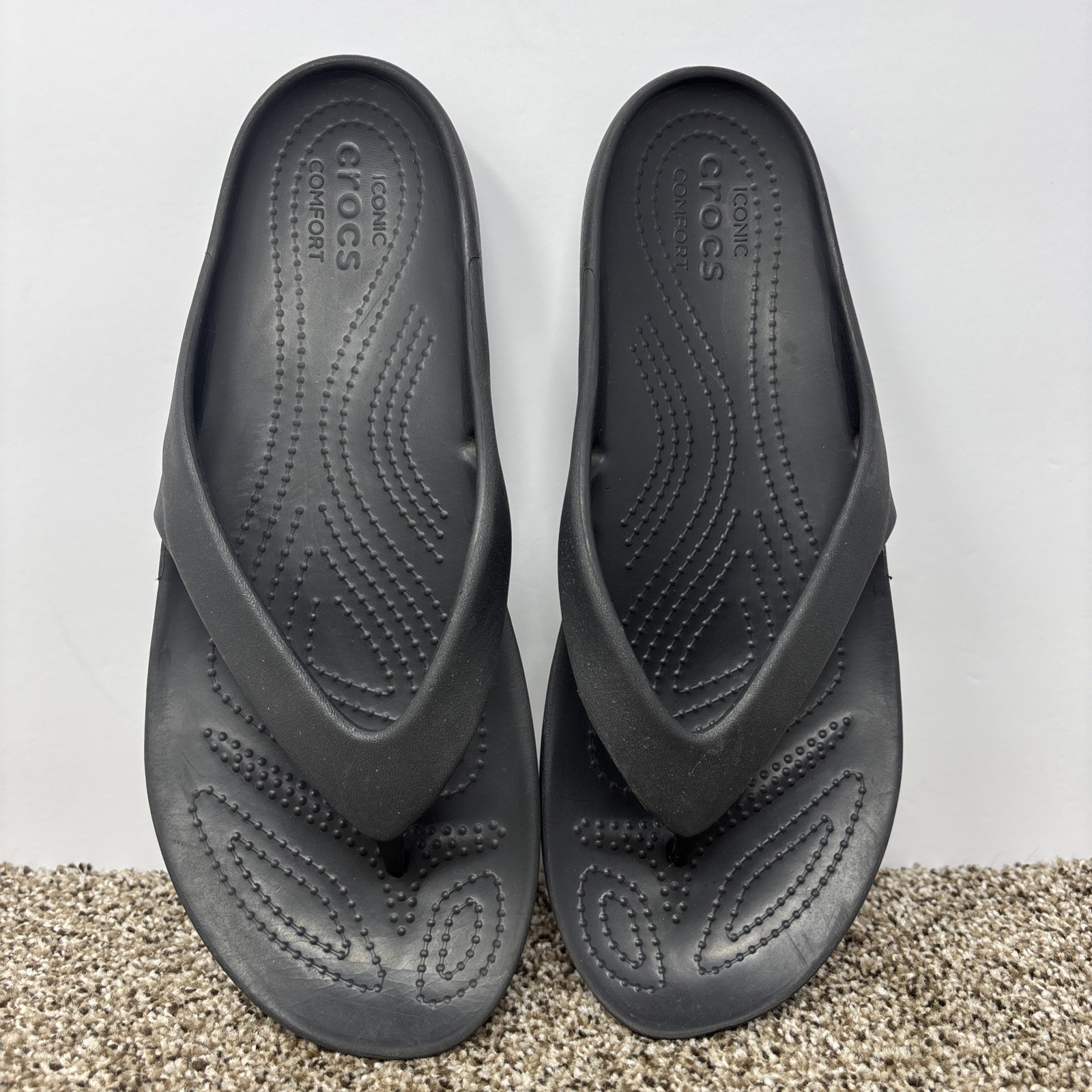 Crocs Kadee II Women’s Flip-Flops – Black, US 9