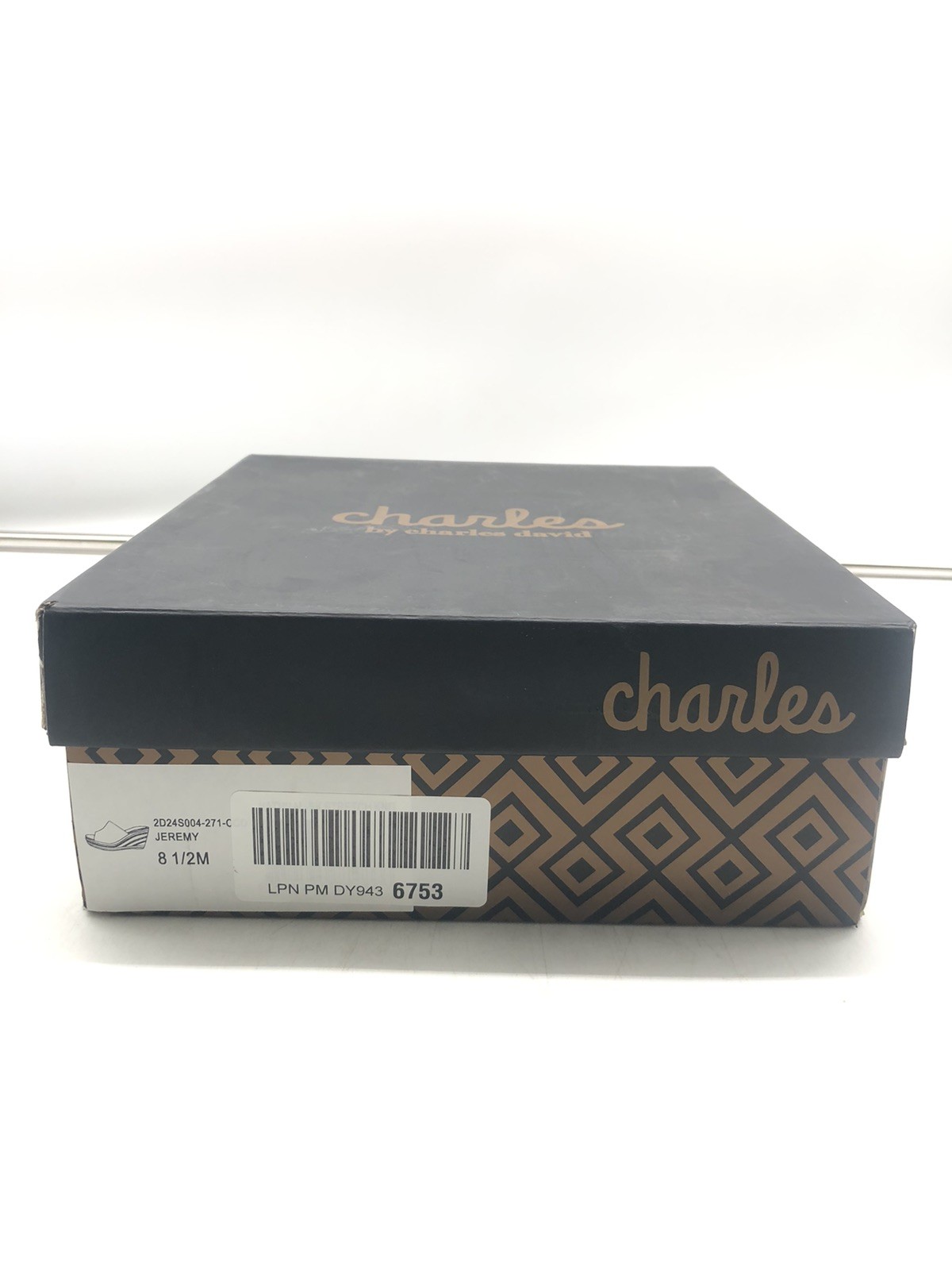 CHARLES BY CHARLES DAVID Jeremy Espadrille Platform Wedge Sandal Size 8.5 M *