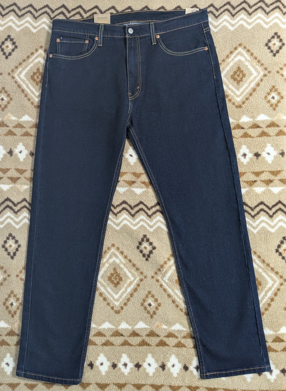 Levi’s 502 Taper Stretch Jeans Mens 36×32 NWT