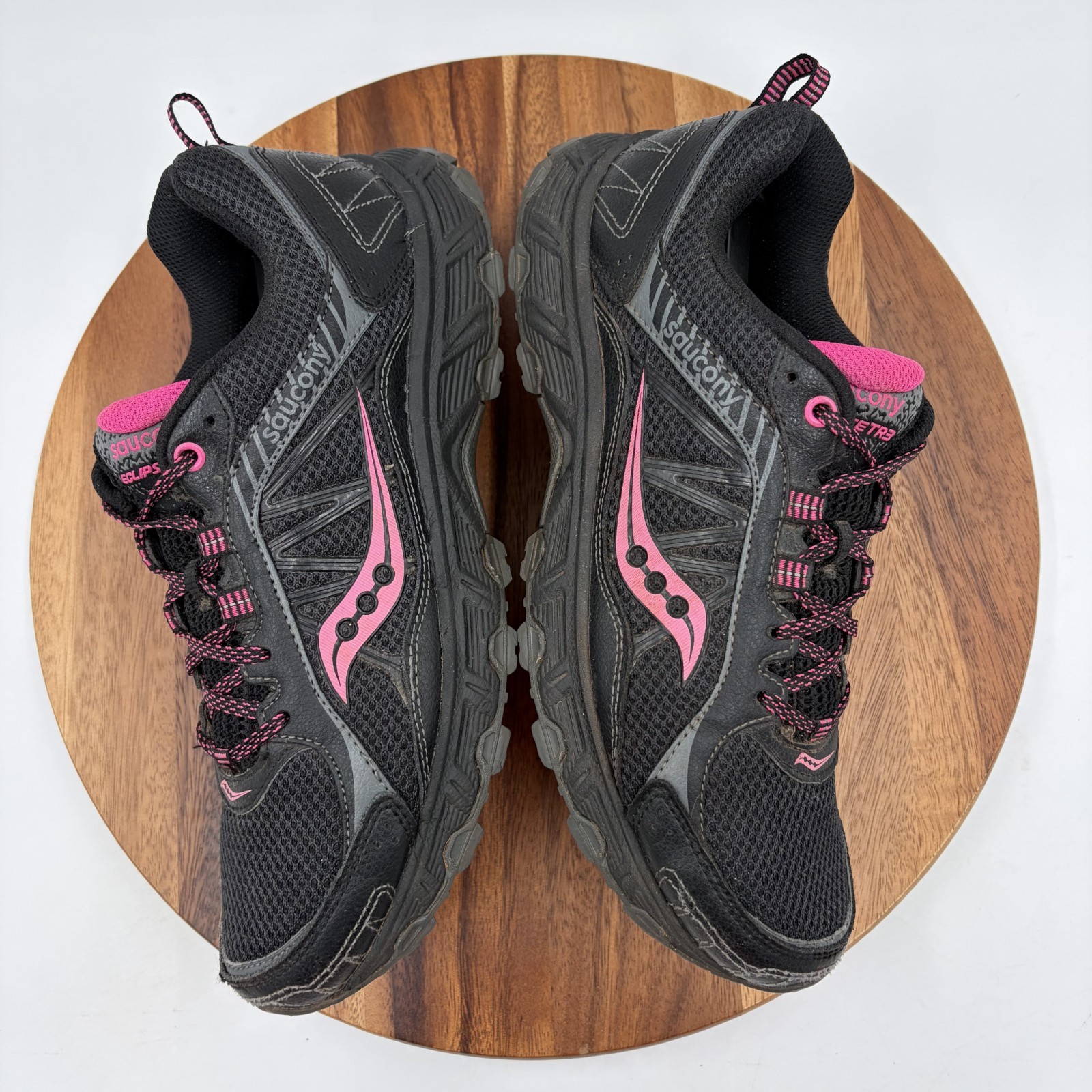 Size 11 – Saucony Grid Eclipse TR 3 Black/ Pink Women’s Running Sneakers