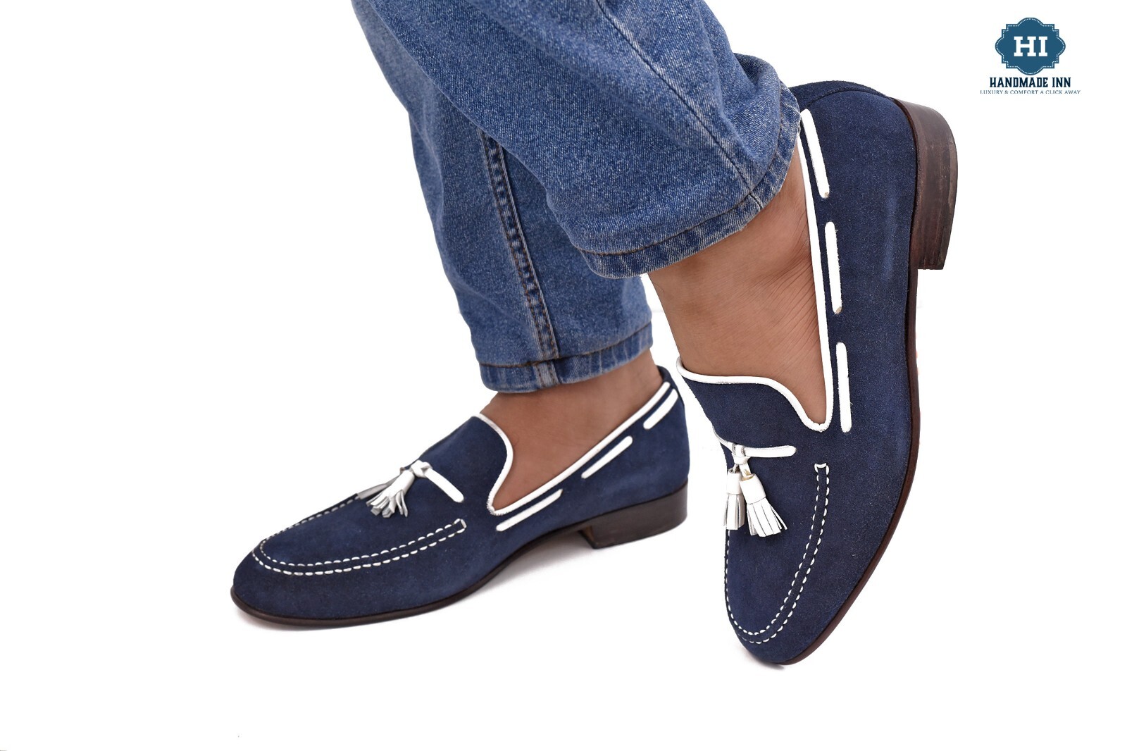 Elevate Your Style with Handcrafted Suede Tassel Loafers | Premium Quality Shoes