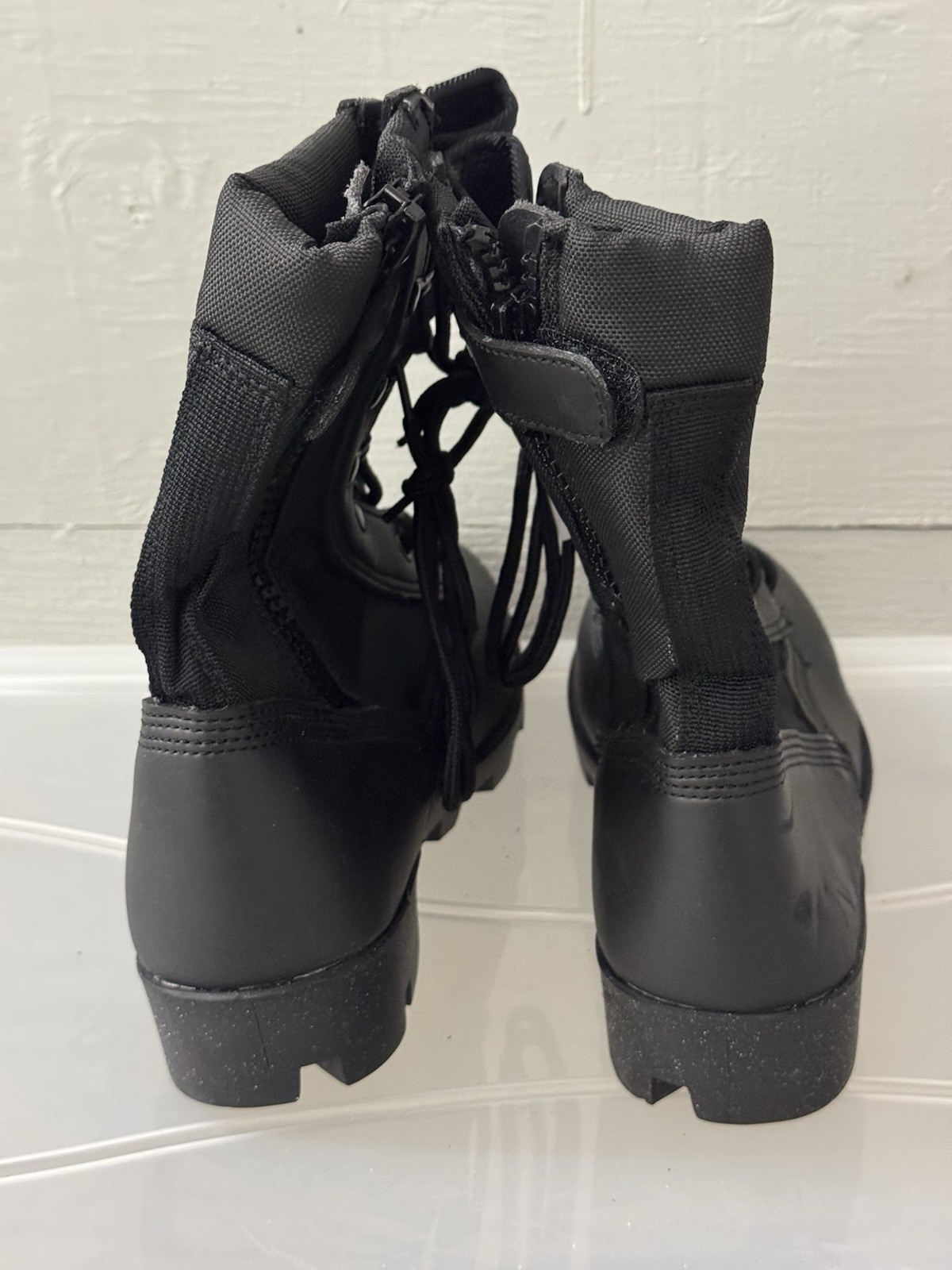 Black Rock Jungle Boots Black Size 9.5 Tactical Military Combat Side Zip NWOB