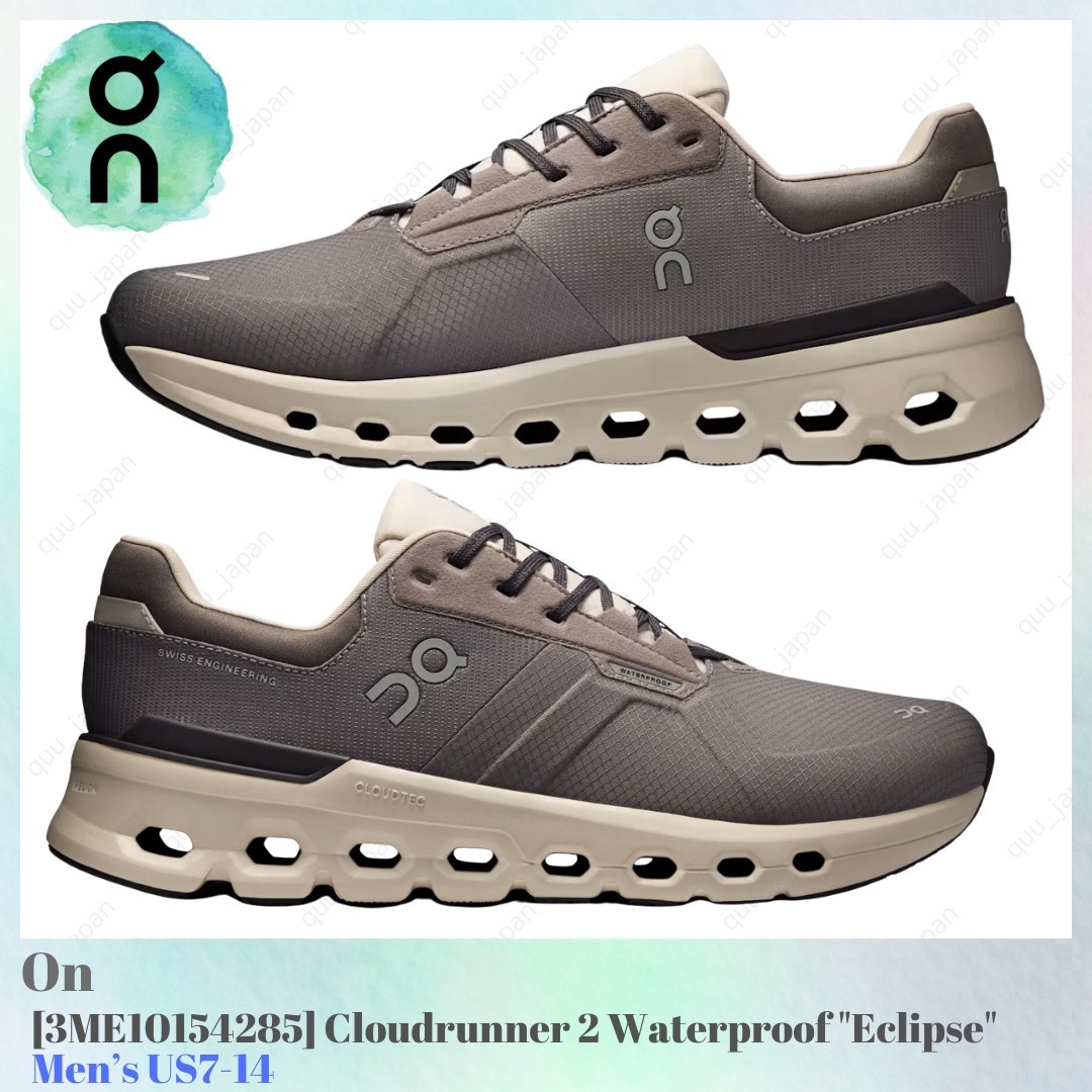 On Cloudrunner 2 Waterproof Eclipse 3ME10154285 Men’s US7-14 NEW