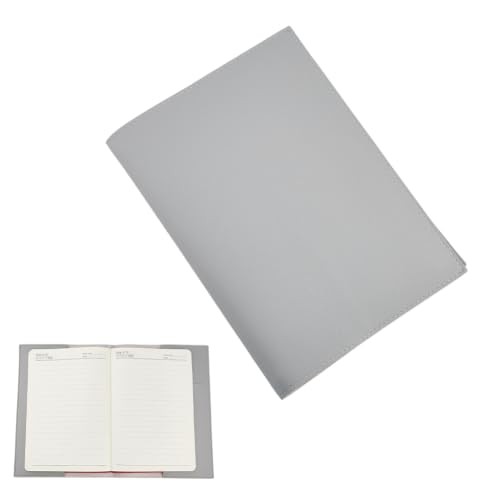 PU Leather Journal Cover 23×16.7cm/9.06×6.57in Rustic PU Leather Book Gray