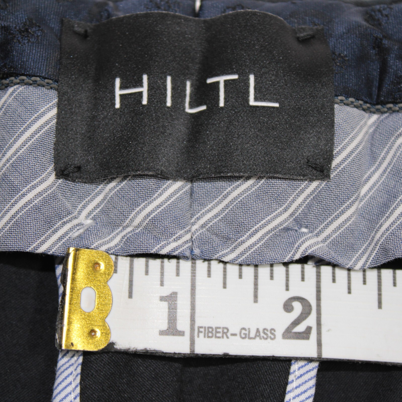 Hiltl NWD Cotton Blend Chinos / Casual Pants Size 34 US Dayne In Solid Blue